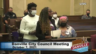 Danville City Council Meeting - October 7, 2021
