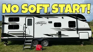 Can a Honda eu2200i run a 15,000 BTU RV AC?  ⚡️ No soft start