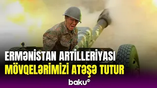 Ermənistan Ordusu Ağdamı artilleriya atəşinə tutur