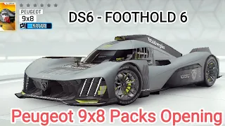 Asphalt 9: Drive Syndicate 6 - FootHold 6 - Peugeot 9x8 Packs Opening - Check Drop Rate - End of DS