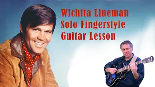 Fingerstyle Guitar Lesson - Wichita Lineman