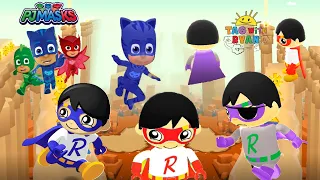 Tag with Ryan PJ Masks Catboy Vs Red Titan Vs Dark Titan Fan Costumes Combo Panda New Characters