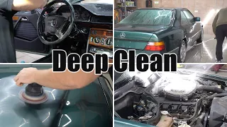 MERCEDES C124 DEEP CLEAN - WASH, POLISH & CERAMIC | SCC CAR DETAILING | #cardetailing #scccustoms