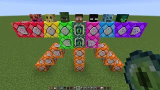 what if you create a RAINBOW HEROBRINE BOSS in MINECRAFT