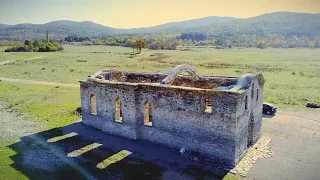 Потопената църква край язовир "Жребчево"