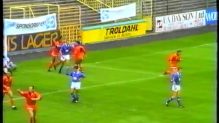 Carlisle United V Blackpool 24-8-91 Division 4