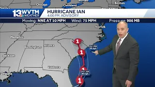 Tracking Hurricane Ian Thursday night