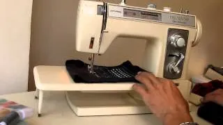 Sewing machine Швейная машина Ideal Topstar 875 test хб ткань