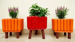 Recycling Plastic Bottles into Stunning Flower Pots, EASY to DIY