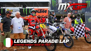 Parade Lap with Legends | Monster Energy MXGP of Italy 2021 #Motocross