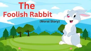 The Foolish Rabbit | Short moral Story | 1 minute Story | English stories with moral | Bedtime story