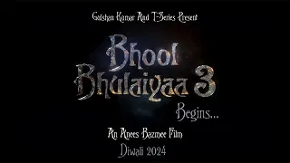 Bhool Bhulaiyaa 3 Begins | Kartik Aaryan, Vidya Balan, Tripti Dimri | Anees Bazmee | Bhushan Kumar