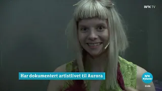 Aurora - NRK Short news story about book launch "Liner Quotes: Aurora" 2018-06-20 (Eng Subs)