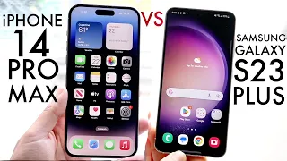 Samsung Galaxy S23 Plus Vs iPhone 14 Pro Max! (Comparison) (Review)