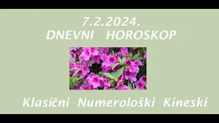 Jasminka Holclajtner-Royal Astro Studio-Dnevni horoskop za 7.2.2024.