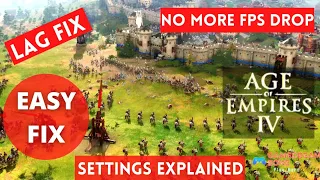 Age Of Empires 4 lag fix | FPS Boost | Easy FIX