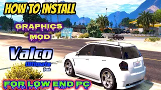 GTA 5  How To install Valco Ultimate Graphics Mod For Low End Pc | GT Mod Gaming