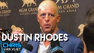 Dustin Rhodes: "Vince better watch his ass", his match with Cody, bleeding, retirement, Dusty