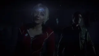 Until Dawn - All Variations of Chris, Ashley & Emily Running Into Lodge