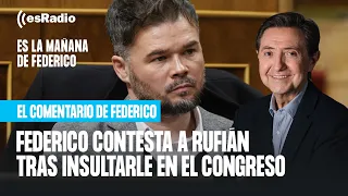 Federico Jiménez Losantos contesta a Rufián tras insultarle en el Congreso