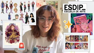 El PORTAFOLIO que me consiguió una BECA para estudiar ARTE en Madrid: Beca al Talento ESDIP