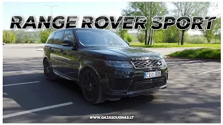 Range Rover Sport: puikiai, bet tik ne Sport