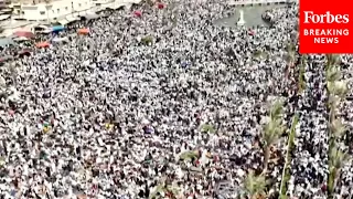 Massive Pro-Palestinian Rally Takes Place In Tahir Square In Baghdad, Iraq