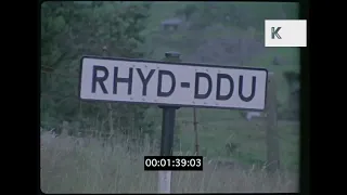 1960s POV Driving Through Welsh Countryside, 35mm