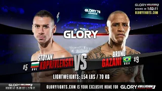 GLORY 79: Stoyan Koprivlenski v Bruno Gazani