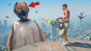 Scary GRANNY Attacked Los Santos in GTA 5 - ESCAPED THE GRANNY HOUSE