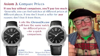 Four (4) Axioms for Buying a Luxury Watch #244