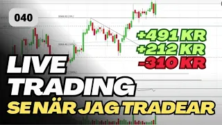 Live Trading | Hur ska jag hitta en bra entry?!