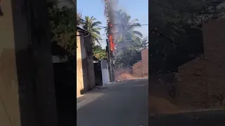 Deadly Electric Short Circuit 😰😰😰| Accident | Fire |