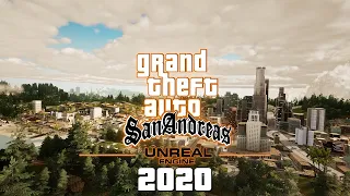 Grand Theft Auto: San Andreas in Unreal Engine 4