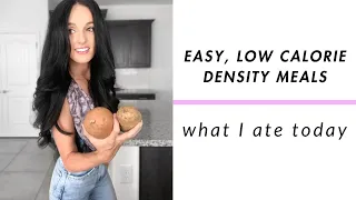 Easy Low Calorie Density Meals - What I Ate Today