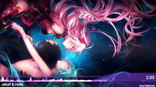 NIGHTCORE - Jekyll & Hyde (Hatsune Miku & IA) [Vocaloid] {Lyrics}