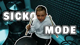 TRAVIS SCOTT Sicko Mode | Damiano Drummer (11 Year Old) DRUM COVER