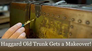 Steamer Trunk Restoration (Large) - This Thing Was HAGGARD!