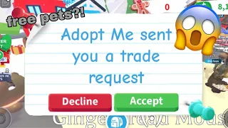 FREE PETS in Adopt Me fast & easy HACK (2024 hacks)