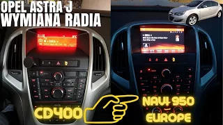 Astra J Replacing the CD400 radio with Navi950 Europe