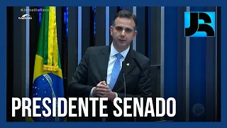 Senador Rodrigo Pacheco é reeleito presidente do Senado e do Congresso Nacional