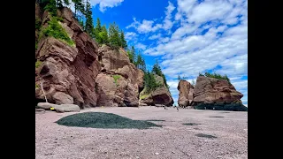 See Some of the Highest Tides in the World at Hopewell Rocks in New Brunswick