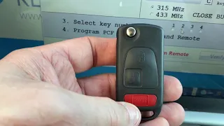 Using the KR55 Mercedes Flip Key Programmer to Add Key In Vehicle