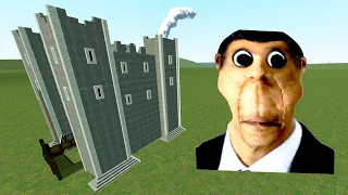 Can Obunga Destroy Our Fortress in GMOD ► Garry's Mod