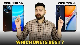 Vivo T3x 5G vs Vivo Y28 5G - Full Comparison | Which one is Best ?