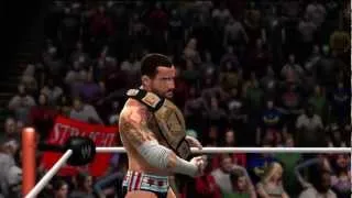 Royal Rumble 2013 CM Punk vs The Rock WWE Championship WWE 13