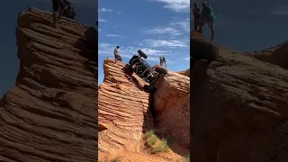 Red Dot Rock Buggy Rollover on 2021 Trail Breaker | Sand Hollow | Trail Hero 2022