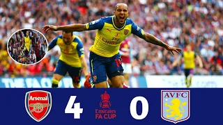 Arsenal 4 × 0 Aston Villa ◽Fa Cup Final 2014/2015 Extended Highlight & Goals HD