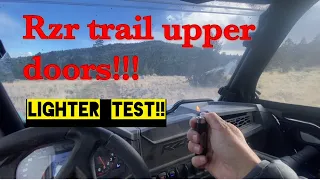 Upper Door install and review! Polaris Trail 50in.