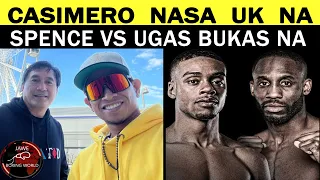 Casimero Nasa UK Na Team Casimero Nag Celebrate, Spence Vs ugas Buukas Na, Isaac Cruz Vs Gamboa